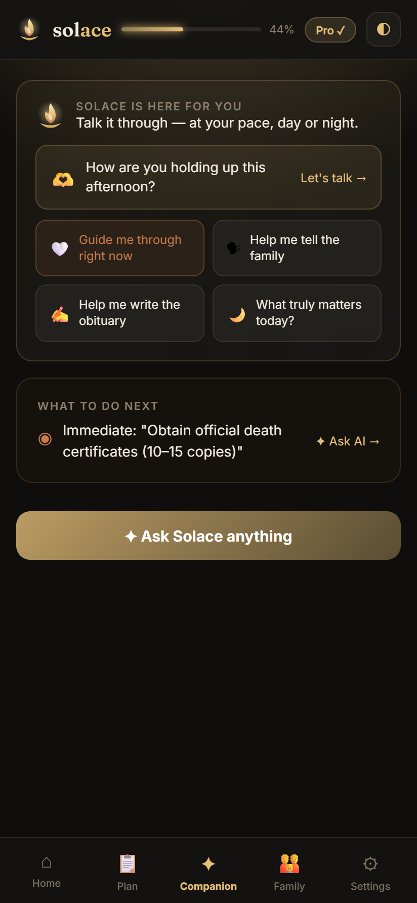 Companion tab