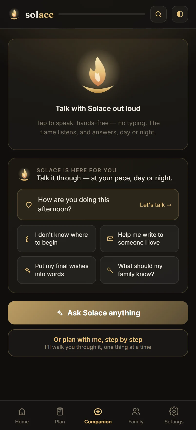 Companion tab